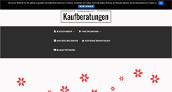 Desktop Screenshot of kaufberatungen.com
